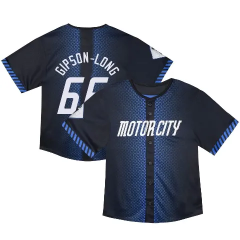 Toddler Detroit Tigers ＃66 Sawyer Gipson-Long Blue Limited & Preschool 2024 City Connect Jersey