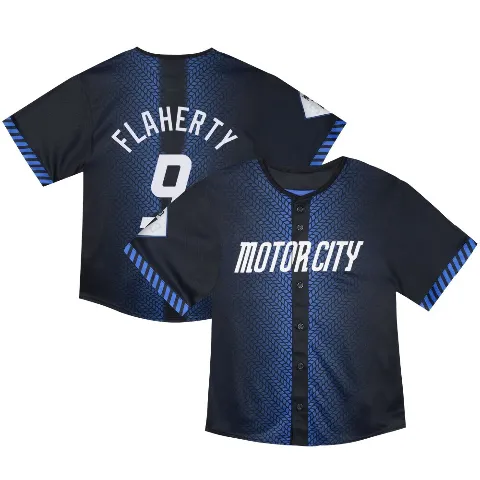 Toddler Detroit Tigers ＃9 Jack Flaherty Blue Limited & Preschool 2024 City Connect Jersey