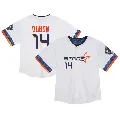 Toddler Houston Astros ＃14 Mauricio Dubon White Limited 2025 City Connect Jersey
