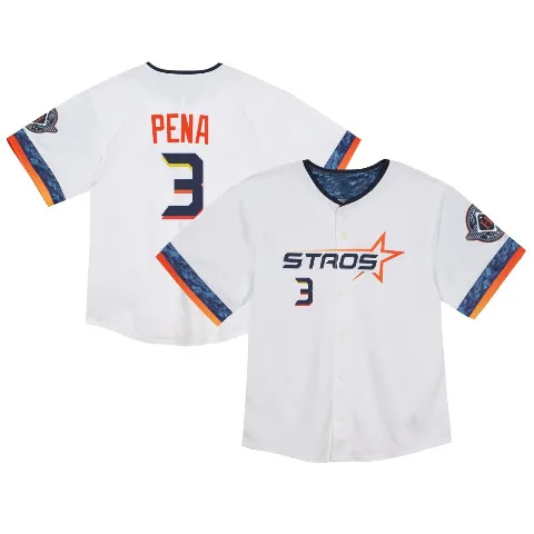 Toddler Houston Astros ＃3 Jeremy Pena White Limited 2025 City Connect Jersey
