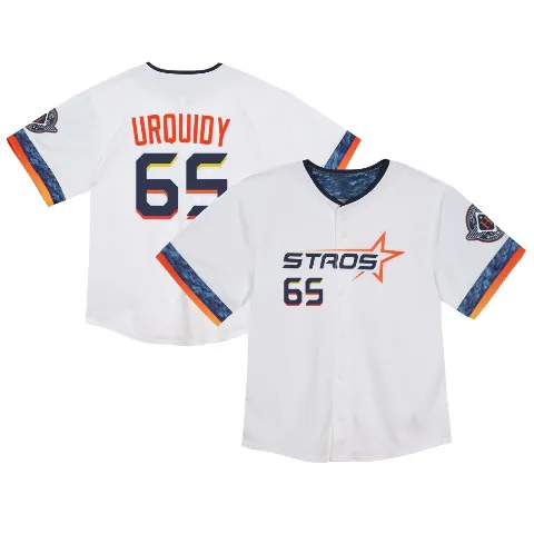 Toddler Houston Astros ＃65 Jose Urquidy White Limited 2025 City Connect Jersey
