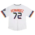 Toddler Houston Astros ＃72 Nick Hernandez White Limited 2025 City Connect Jersey