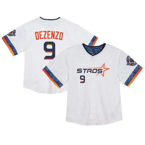 Toddler Houston Astros ＃9 Zach Dezenzo White Limited 2025 City Connect Jersey