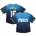 Toddler Philadelphia Phillies ＃16 Brandon Marsh Blue Limited 2024 City Connect Jersey