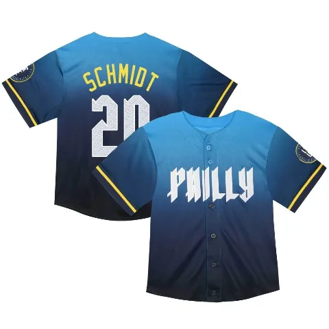 Toddler Philadelphia Phillies ＃20 Mike Schmidt Blue Limited 2024 City Connect Jersey