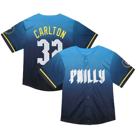 Toddler Philadelphia Phillies ＃32 Steve Carlton Blue Limited 2024 City Connect Jersey