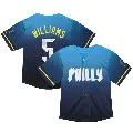 Toddler Philadelphia Phillies ＃5 Nick Williams Blue Limited 2024 City Connect Jersey
