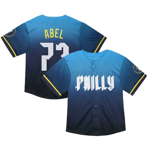 Toddler Philadelphia Phillies ＃73 Mick Abel Blue Limited 2024 City Connect Jersey