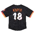 Toddler San Francisco Giants ＃18 Duane Kuiper Anthracite Limited 2025 City Connect Jersey
