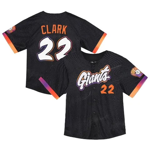Toddler San Francisco Giants ＃22 Will Clark Anthracite Limited 2025 City Connect Jersey