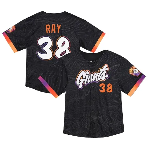 Toddler San Francisco Giants ＃38 Robbie Ray Anthracite Limited 2025 City Connect Jersey
