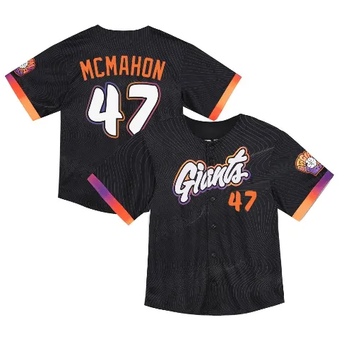 Toddler San Francisco Giants ＃47 Don Mcmahon Anthracite Limited 2025 City Connect Jersey