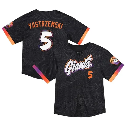 Toddler San Francisco Giants ＃5 Mike Yastrzemski Anthracite Limited 2025 City Connect Jersey