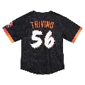 Toddler San Francisco Giants ＃56 Lou Trivino Anthracite Limited 2025 City Connect Jersey