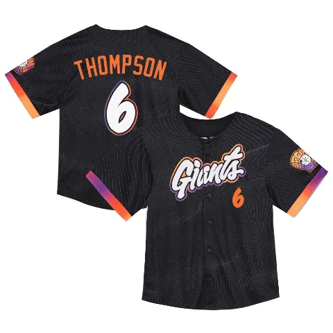 Toddler San Francisco Giants ＃6 Robby Thompson Anthracite Limited 2025 City Connect Jersey
