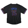 Toddler Toronto Blue Jays ＃15 Shawn Green Black Limited 2024 City Connect Jersey