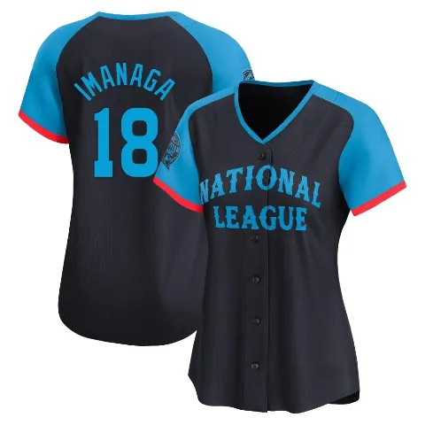 Women's Chicago Cubs ＃18 Shota Imanaga Navy Limited National League 2024 All-Star Game Jersey