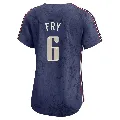 Women's Cleveland Guardians ＃6 David Fry Navy Limited 2024 City Connect Jersey