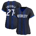 Women's Detroit Tigers ＃27 Trey Sweeney Blue Limited 2024 City Connect Jersey