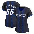 Women's Detroit Tigers ＃66 Sawyer Gipson-Long Blue Limited 2024 City Connect Jersey