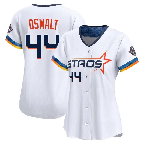 Women's Houston Astros ＃44 Roy Oswalt White Limited 2025 City Connect Jersey