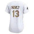 Women's Los Angeles Dodgers ＃13 Max Muncy Gold Limited White 2025 Collection Jersey