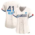 Women's Los Angeles Dodgers ＃41 Jerry Reuss Cream Limited 2024 City Connect Jersey