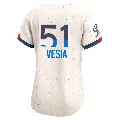 Women's Los Angeles Dodgers ＃51 Alex Vesia Cream Limited 2024 City Connect Jersey