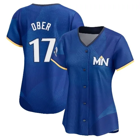 Women's Minnesota Twins ＃17 Bailey Ober Royal Limited 2024 City Connect Jersey