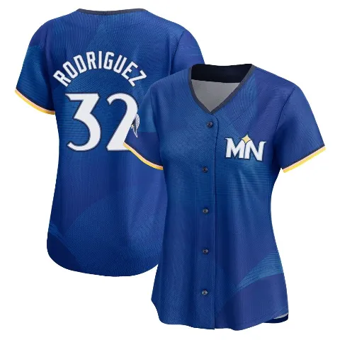 Women's Minnesota Twins ＃32 Emmanuel Rodriguez Royal Limited 2024 City Connect Jersey