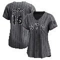 Women's New York Mets ＃16 Hideo Nomo Limited Graphite 2024 City Connect Jersey
