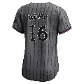 Women's New York Mets ＃16 Hideo Nomo Limited Graphite 2024 City Connect Jersey