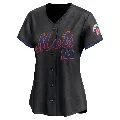 Women's New York Mets ＃22 Juan Soto Black Limited Alternate Jersey