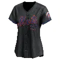Women's New York Mets ＃27 Mark Vientos Black Limited Alternate Jersey