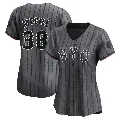 Women's New York Mets ＃38 Tylor Megill Limited Graphite 2024 City Connect Jersey