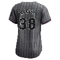 Women's New York Mets ＃38 Tylor Megill Limited Graphite 2024 City Connect Jersey