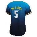 Women's Philadelphia Phillies ＃5 Nick Williams Blue Limited 2024 City Connect Jersey