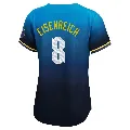 Women's Philadelphia Phillies ＃8 Jim Eisenreich Blue Limited 2024 City Connect Jersey