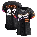 Women's San Francisco Giants ＃23 Tito Fuentes Anthracite Limited 2025 City Connect Jersey