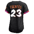 Women's San Francisco Giants ＃23 Tito Fuentes Anthracite Limited 2025 City Connect Jersey