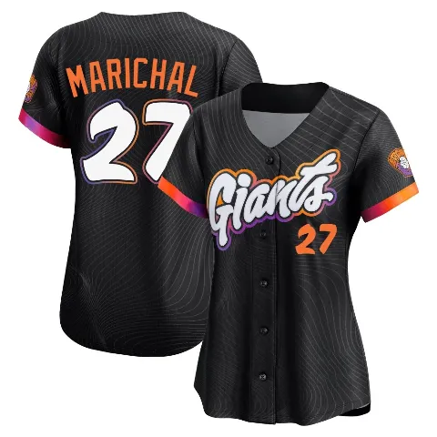 Women's San Francisco Giants ＃27 Juan Marichal Anthracite Limited 2025 City Connect Jersey