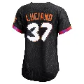 Women's San Francisco Giants ＃37 Marco Luciano Anthracite Limited 2025 City Connect Jersey