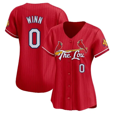 Women's St. Louis Cardinals ＃0 Masyn Winn Red Limited 2024 City Connect Jersey
