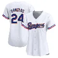 Women's Texas Rangers ＃24 Jonathan Ornelas Gold Limited White 2024 Collection Jersey
