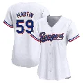 Women's Texas Rangers ＃59 Brett Martin Gold Limited White 2024 Collection Jersey