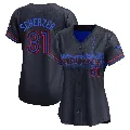 Women's Toronto Blue Jays ＃31 Max Scherzer Black Limited 2024 City Connect Jersey