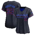 Women's Toronto Blue Jays ＃33 Nick Robertson Black Limited 2024 City Connect Jersey