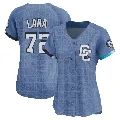 Women's Washington Nationals ＃72 Andry Lara Blue Limited 2025 City Connect Jersey