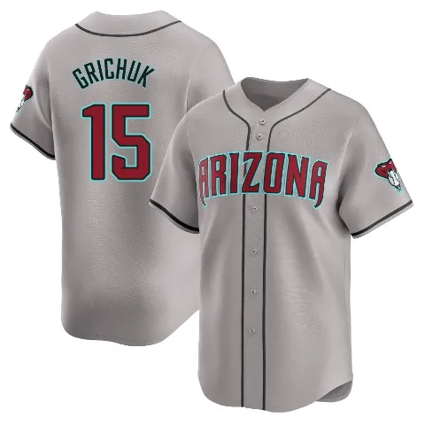 Youth Arizona Diamondbacks ＃15 Randal Grichuk Gray Limited Away Jersey