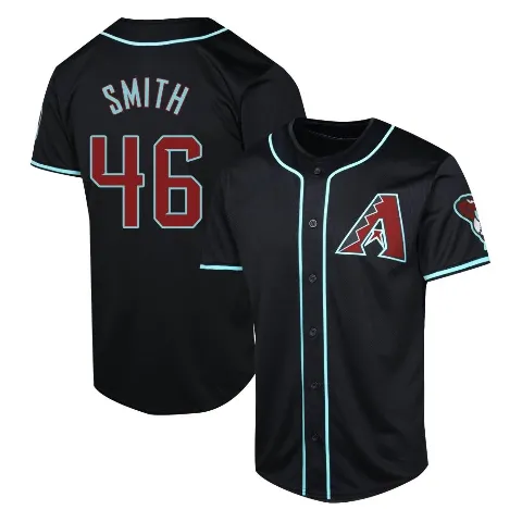 Youth Arizona Diamondbacks ＃46 Riley Smith Black Limited Alternate Jersey